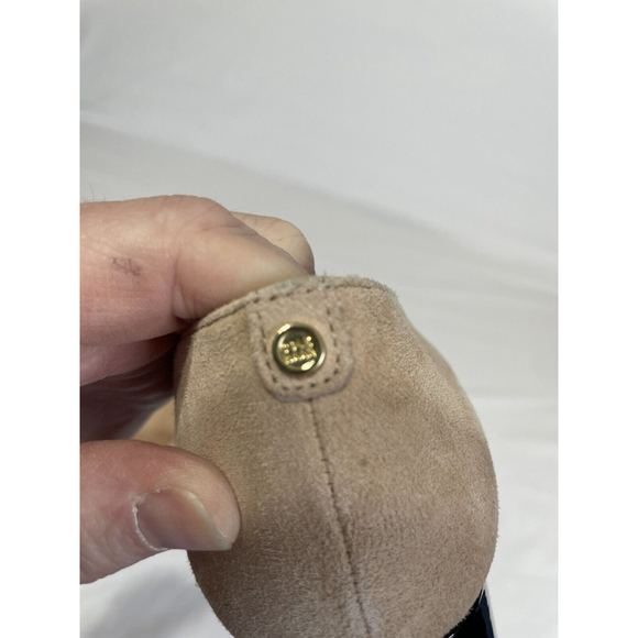 Cole Haan Women's Sz 9B Cap Toe Tan Suede Pumps Mid 2 Inch Heels Grand Shoes - Picture 10 of 11